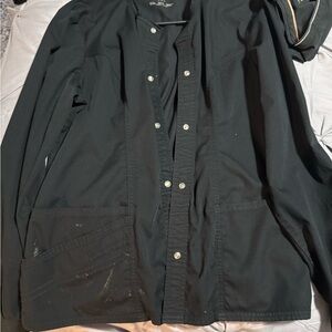 Timberland Black Snap-Front Jacket